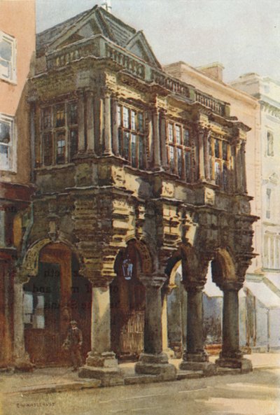 Portico della Guildhall da Ernest William Haslehust