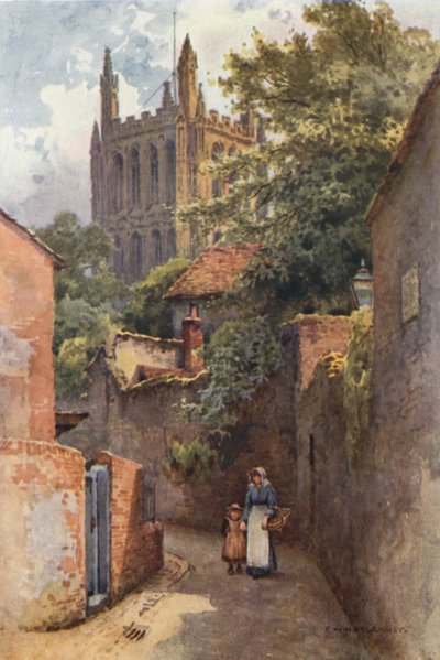 Gwynne Street dal Sito della Nascita di Nell Gwynne da Ernest William Haslehust