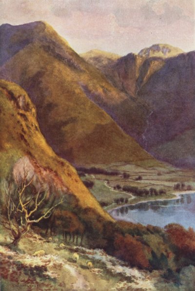 Testa di Buttermere e Honister Crag da Ernest William Haslehust