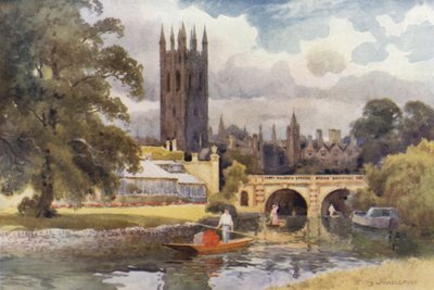 Magdalen College dal Cherwell da Ernest William Haslehust
