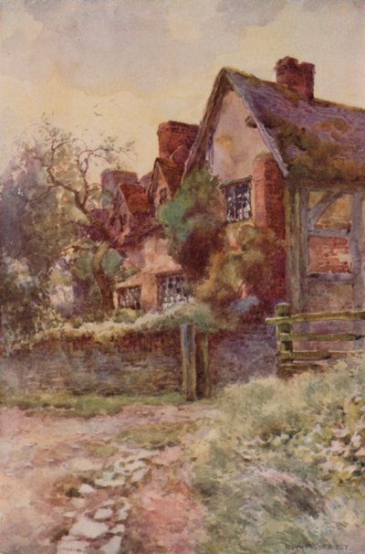 Casa di Mary Arden, Stratford-on-Avon da Ernest William Haslehust