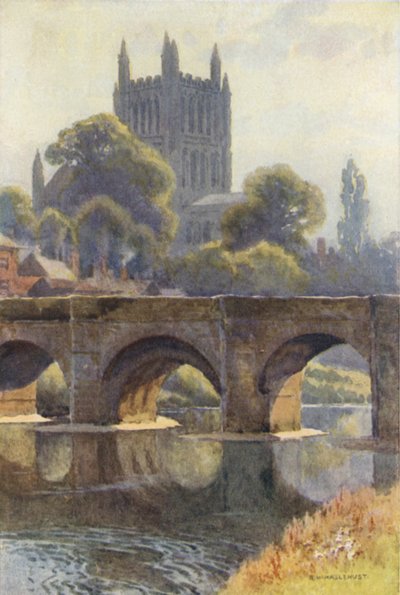 Vecchio ponte di Wye da Ernest William Haslehust
