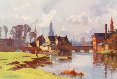 Fiume Tamigi: Abingdon da Ernest William Haslehust