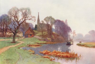 Fiume Tamigi: Clifton Hampden da Ernest William Haslehust