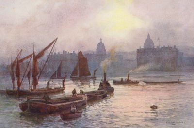 Fiume Tamigi: Greenwich da Ernest William Haslehust