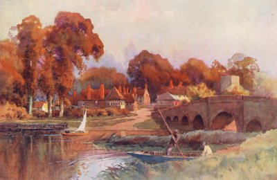 Fiume Tamigi: Sonning Bridge da Ernest William Haslehust
