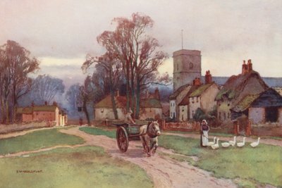 Fiume Tamigi: Villaggio di Sutton Courtney da Ernest William Haslehust