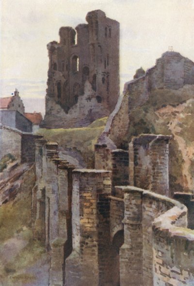 Castello di Scarborough da Ernest William Haslehust