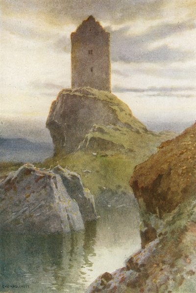 Torre di Smailholm da Ernest William Haslehust