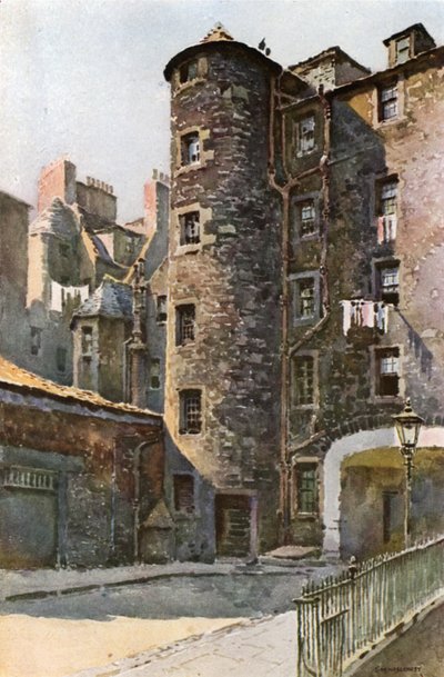 Alloggio di Smollett, St. John Street da Ernest William Haslehust