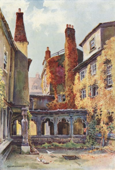 I Chiostri dei Canonici da Ernest William Haslehust