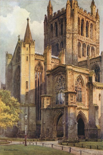 La cattedrale da nord-ovest da Ernest William Haslehust