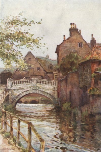 Il Ponte della Città da Ernest William Haslehust