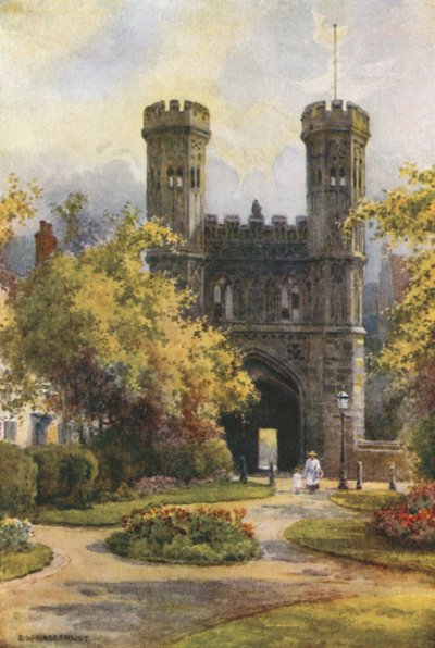 Il Portale, Abbazia di St. Augustine da Ernest William Haslehust