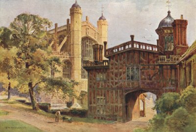 I Chiostri a Ferro di Cavallo e la Cappella di San Giorgio da Ernest William Haslehust