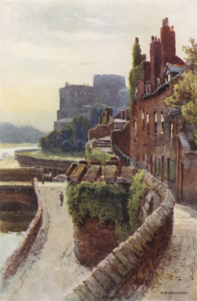 Le mura vicino a Bridgegate da Ernest William Haslehust