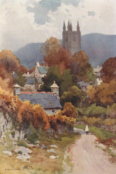 Widecombe sulla brughiera da Ernest William Haslehust