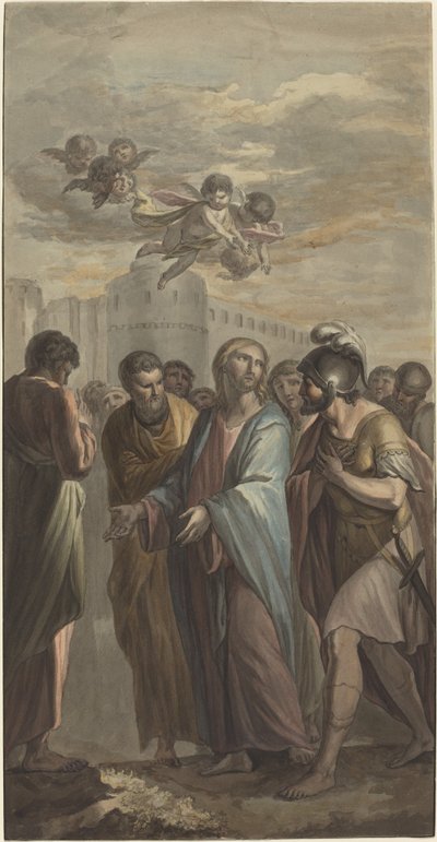 Cristo con apostoli e un soldato romano da Ernest Zacharias Platner