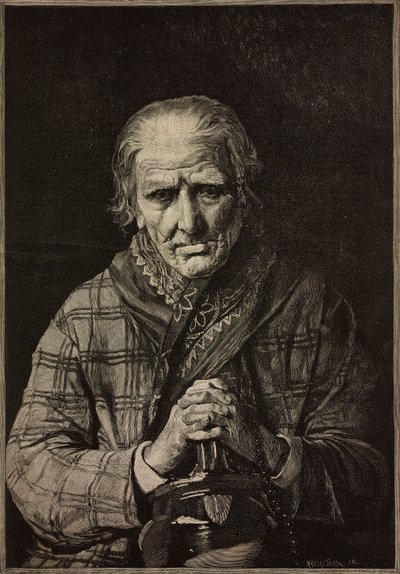 Inverno, Galleria Pisani, incisione di Ernesto Mancastroppa da dipinto del Professor E Grilli, da L