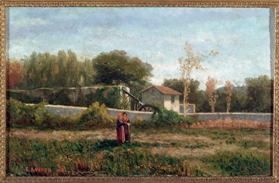 Paesaggio di campagna, Italia da Ernesto Rayper