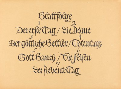 Die Wandlungen Gottes da Ernst Barlach