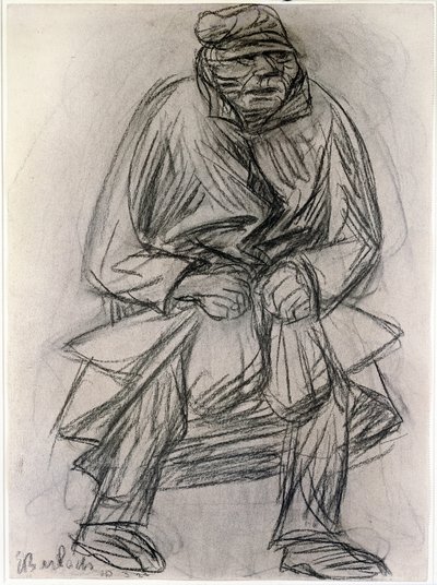 Figura di un mendicante da Ernst Barlach