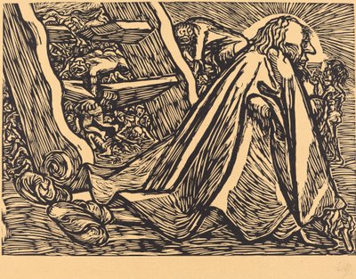 Il mendicante divino, 1921 da Ernst Barlach