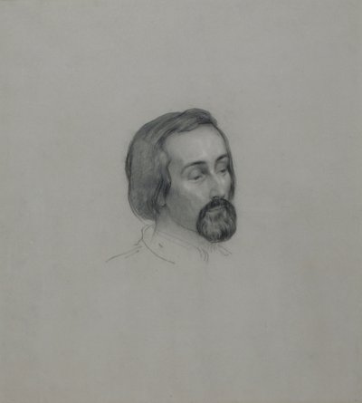 Ritratto del poeta Heinrich Heine 1797-1856 da Ernst Benedikt Kietz