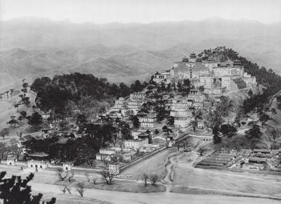 Jehol, Potala, Chihli, Il monastero lama Potala a Jehol, Vista da sud-est da Ernst Boerschmann