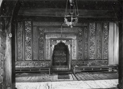 Nicchia sacra nella Grande Moschea di Kuangchou, Li pai sze, Kuangtung da Ernst Boerschmann