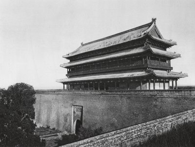 Sianfu, Pei men, Shensi, Torre principale della Porta Nord da Ernst Boerschmann