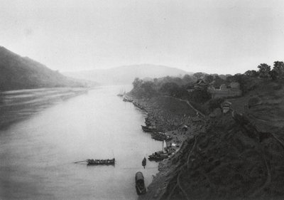 Suchoufou, Szechuan, vista dalla città sul fiume Min da Ernst Boerschmann