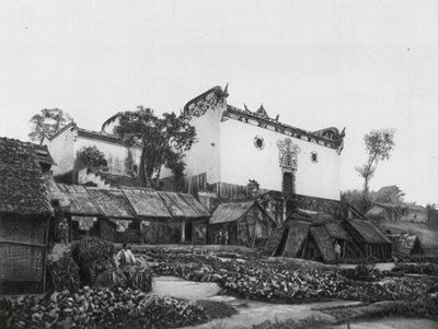 Wanhien, Huan hou kung, Szechuan, Tempio commemorativo del generale Chang Fei sulle alte rive del fiume Yangtze da Ernst Boerschmann