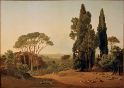 La Villa Adriana a Tivoli da Ernst Christian Frederik Petzholdt