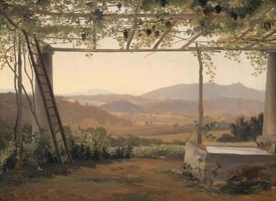 Fontana e Pergola in Italia, 1830-35 da Ernst Christian Frederik Petzholdt