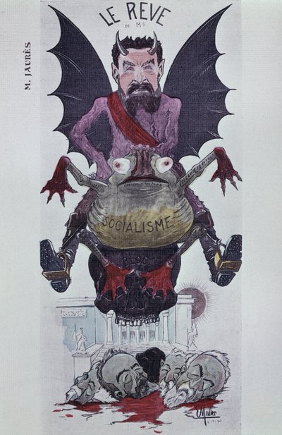 Il sogno di M. Jaures, 1906 da Ernst Emmanuel Muller