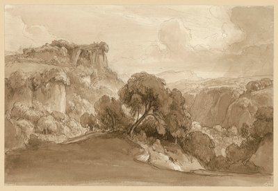 Paesaggio montano italiano boscoso da Ernst Fries