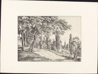 Ingresso al cortile del convento da Ernst Fries