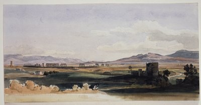 Campagna romana e i Colli Albani da Ernst Fries