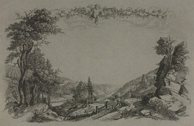 Sei vedute del castello di Heidelberg da Ernst Fries