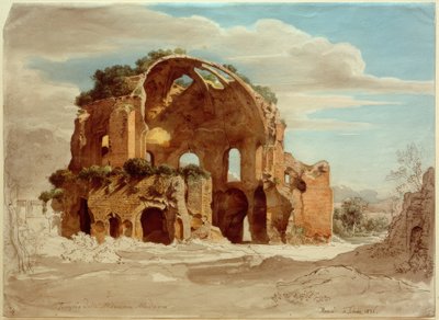Tempio di Minerva Medici da Ernst Fries