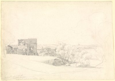 Via Appia Antica con la Tomba di Cecilia Metella da Ernst Fries
