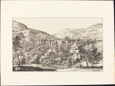 Veduta del Convento di Neuberg dalla vetta da Ernst Fries