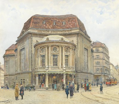 Il Teatro della Città di Vienna, 1924 da Ernst Graner