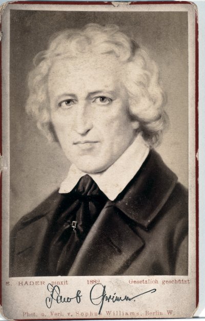 Ritratto di Jacob Grimm da Ernst Hader