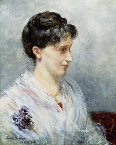 Ritratto di Maria da Ernst Josephson