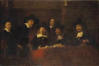 Staalmeesters, dopo Rembrandt, 1876-77 da Ernst Josephson