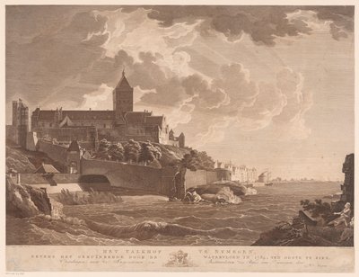 Veduta del Valkhof a Nimega da Ernst Karl Gottlieb Thelott
