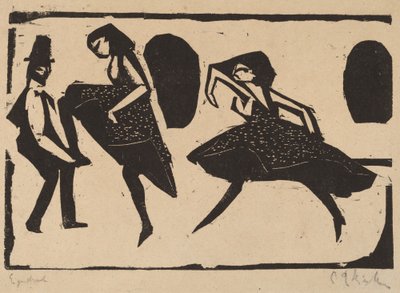 Danza acrobatica, 1911 da Ernst Ludwig Kirchner