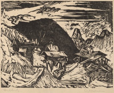 Pascolo alpino da Ernst Ludwig Kirchner